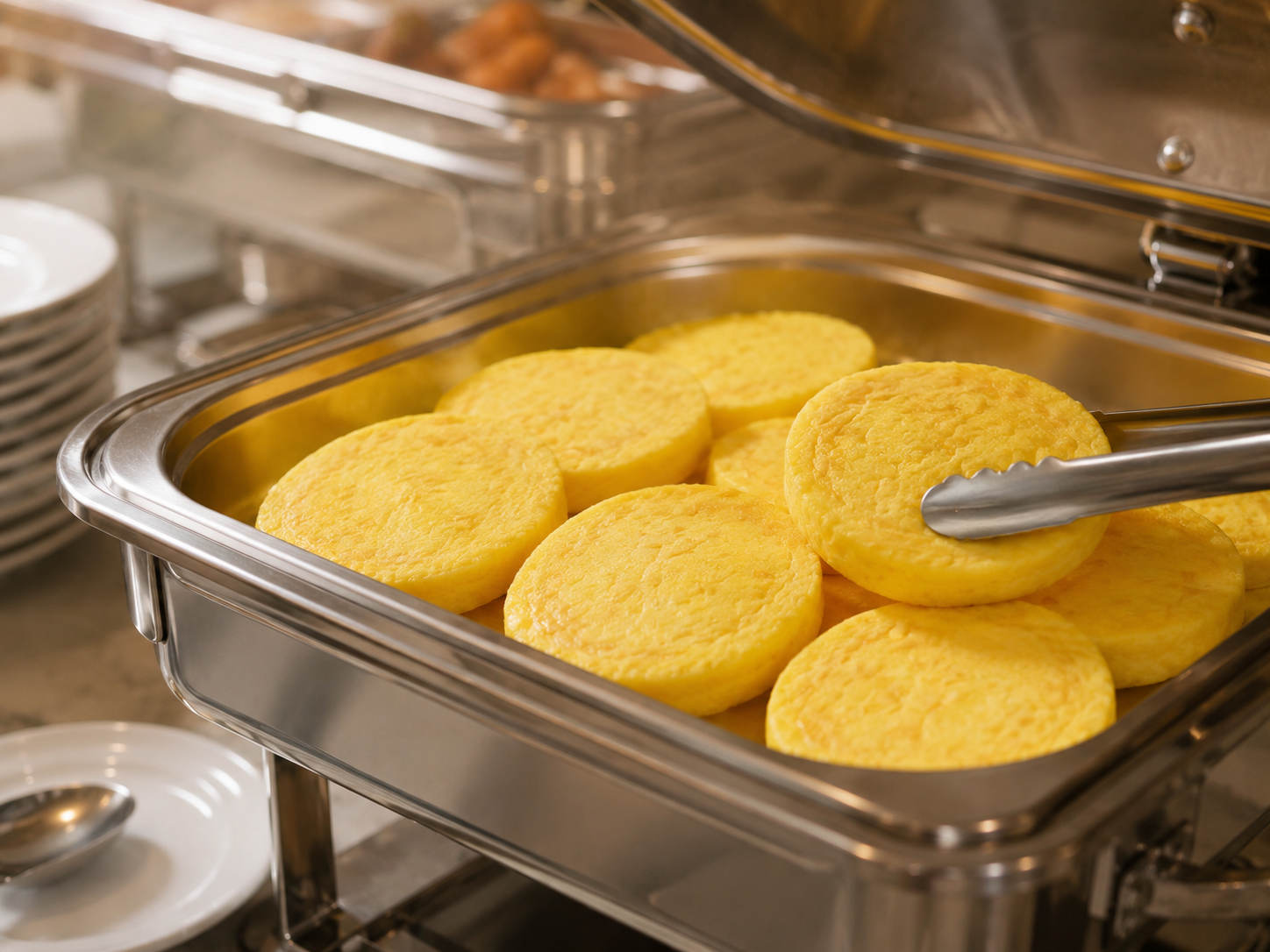 Egg Patty - catering buffet