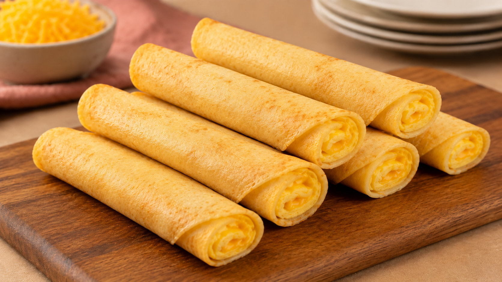 breakfast wrap stack
